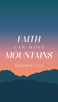 Faith Move Mountains Instagram Reel