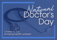 Celebrate National Doctors Day Postcard