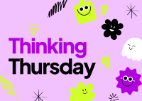 Thinking Thursdays Postcard