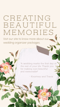 Creating Beautiful Memories Video