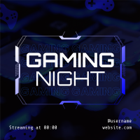 Streamers Night Instagram Post Design