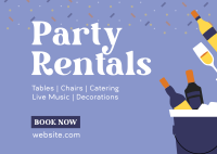 Party Services Postcard