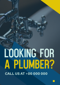 Modern Clean Plumbing Service Flyer