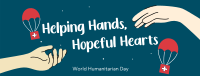 Helping Hands Humanitarian Day Facebook Cover