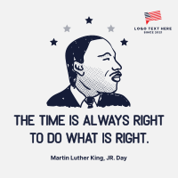 Martin Luther King Day Instagram Post example 2