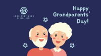 Grandparents Day Illustration Greeting Facebook Event Cover