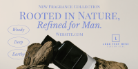 Masculine Perfume Collection Twitter Post Design