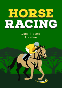 Day At The Races Poster