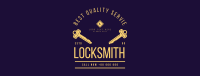 Lock and Key Facebook Cover Image Preview