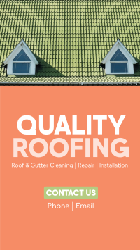 Trusted Quality Roofing Instagram Reel Image Preview