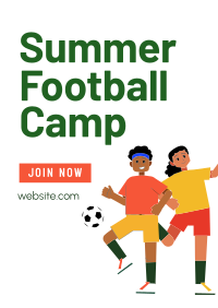 Summer Football Camp Flyer