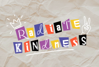 Radiate Kindness Pinterest Cover Design