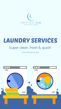 Laundry Services Facebook Story