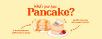 Classic and Souffle Pancakes Facebook Cover