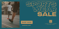 Sportswear Sale Twitter Post Design