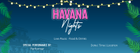 Havana Nights Facebook Cover Image Preview