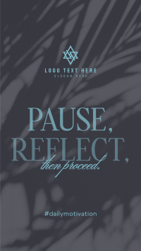 Pause & Reflect Instagram Reel