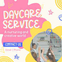 Playful Daycare Facility Instagram Post Design