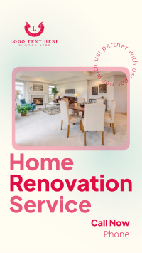 Home Renovation Services Facebook Story