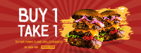 Flame Grilled Burgers Facebook Cover