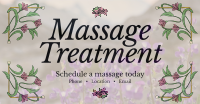 Art Nouveau Massage Treatment Facebook Ad