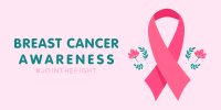 Fight Against Breast Cancer Twitter Post