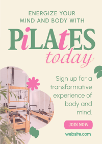 Relaxing Pilates Flyer