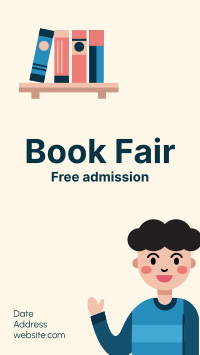 Kids Book Fair Facebook Story Image Preview