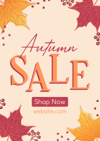 Fall Into Savings Poster