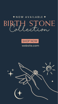 Birth Stone Instagram Story Design