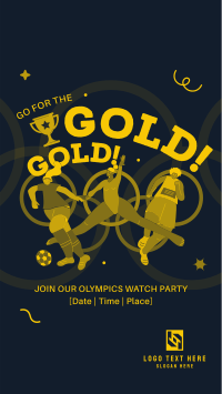 Olympics Watch Party TikTok Video
