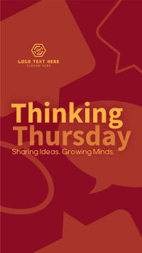 Minimalist Thinking Thursday Facebook Story