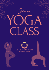 Zen Yoga Class Flyer