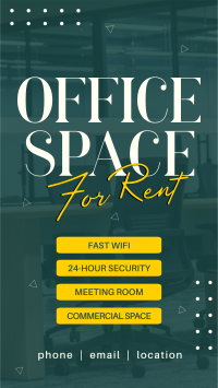 Corporate Office For Rent Instagram Story