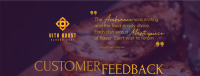 Feedback For Restaurants Facebook Cover Image Preview