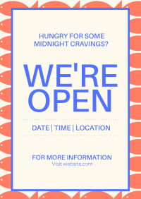 Trendy Quirky Restaurant Poster