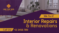 Home Interior Repair Maintenance Animation