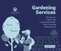 Outdoor Gardening Services Facebook Post