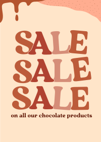 Sweet Chocolate Sale Poster