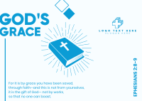 God's Grace Postcard