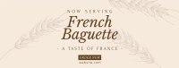 Classic French Baguette Facebook Cover