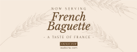 Classic French Baguette Facebook Cover Image Preview