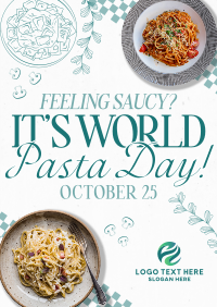 Rustic Pasta Day Poster