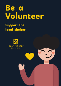 Children Shelter Volunteer Flyer