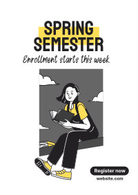 Spring Enrollment Poster