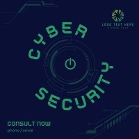 Cyber Security Instagram Post Design