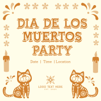 Muerto Cat Party Instagram Post