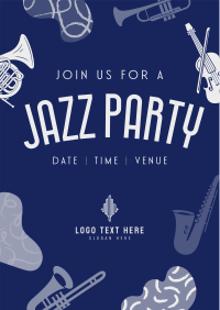 Groovy Jazz Party Flyer