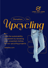 Fashion Upcycling Drive Poster