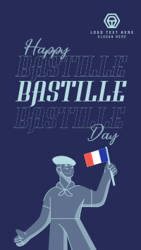 Hey Hey It's Bastille Day Facebook Story